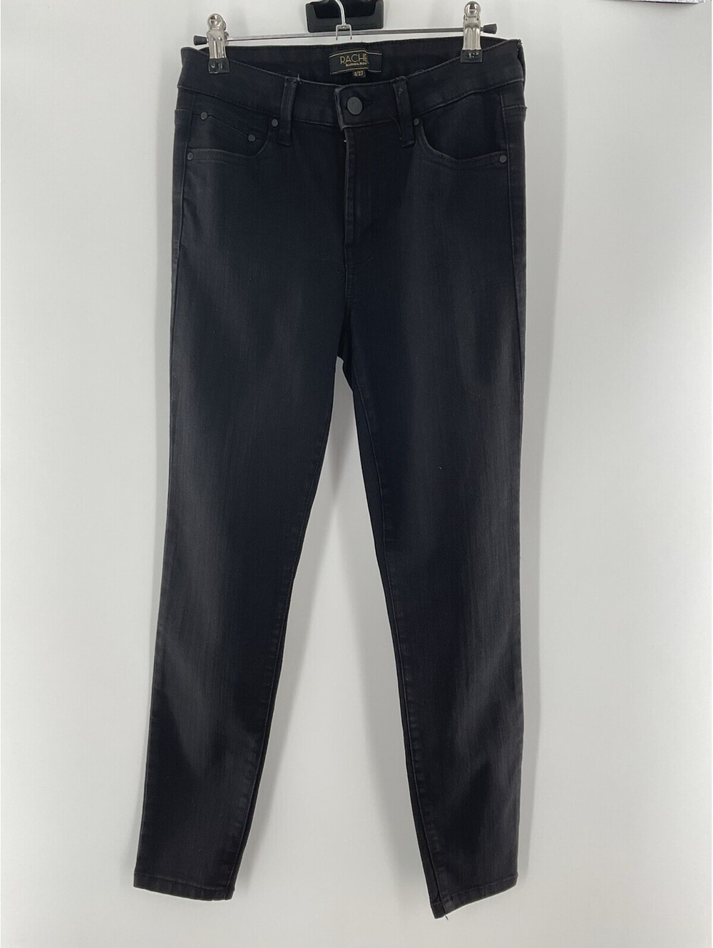 Rachel Roy jeans size 4/27 black skinny 094
